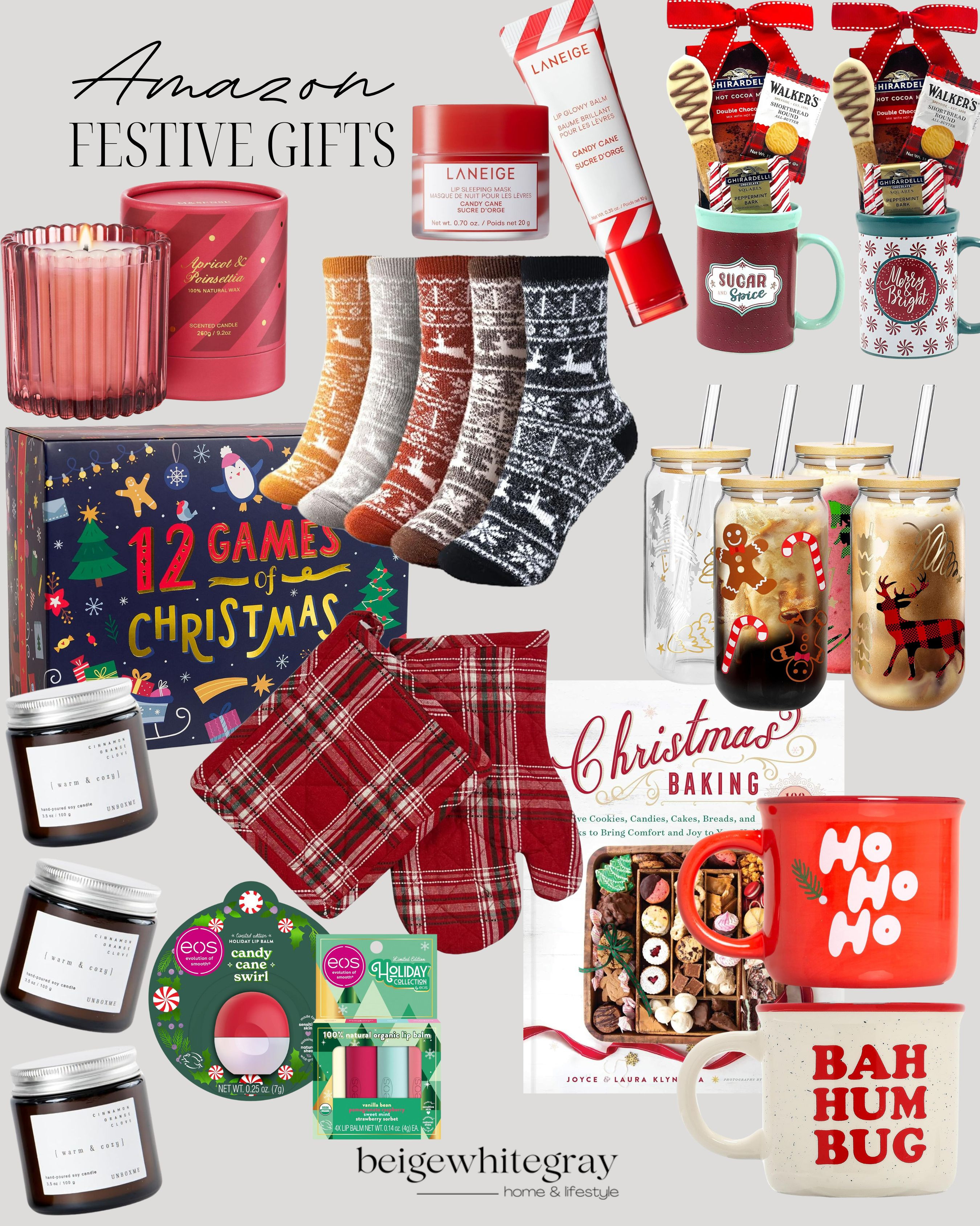Festive Gifts from Amazon!
Amazon Holiday / Amazon Gifts / White Elephant Gifts / Christmas Themed Gifts / Christmas Cookbook / Christmas Socks / Christmas Candles / Holiday Beauty Sets / Holiday Mugs / Holiday Candle Set / Christmas Baking / Gifts for Teachers / Gifts for Colleagues / 

 

#LTKGiftGuide #LTKHoliday #LTKSeasonal