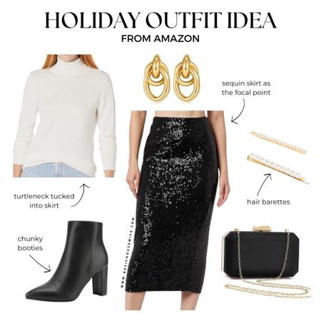 Looking for the perfect holiday party outfit? Whether you’re dressing up for a Christmas party, holiday work party, or family event, this sparkly look is the perfect blend of casual and chic!

For more holiday outfits, check out my feed for more outfit inspiration!

#outfitinspiration #holidayoutfit #holidayparty #christmasparty #amazonfasion #amazonoutfits

#LTKHoliday #LTKstyletip