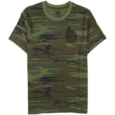 Reebok Mens Camo Print Graphic T-Shirt, camouflage, X-Large | Target