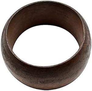 Boho Wooden Bracelet Multi-Colored Wide Chunky Bangle Bohemian Jewelry Wood Wristband for Women | Amazon (US)