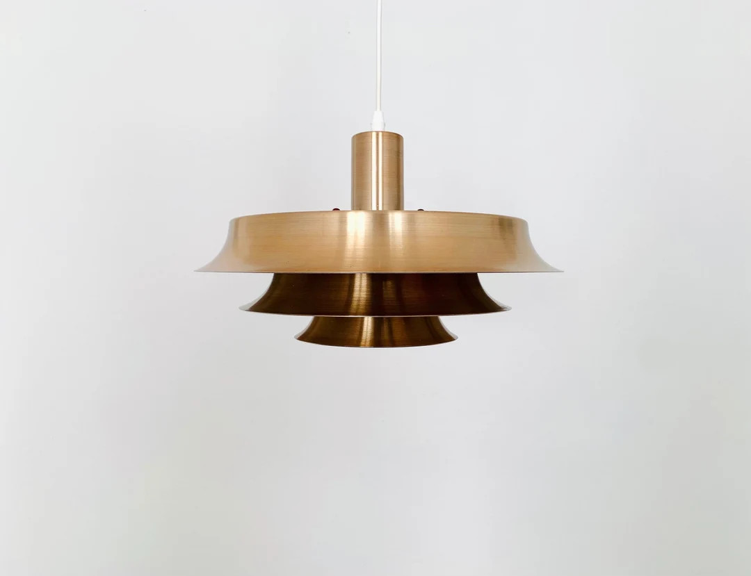 Danish Mid-century Modern Copper Pendant Lamp 1960s - Etsy | Etsy (US)