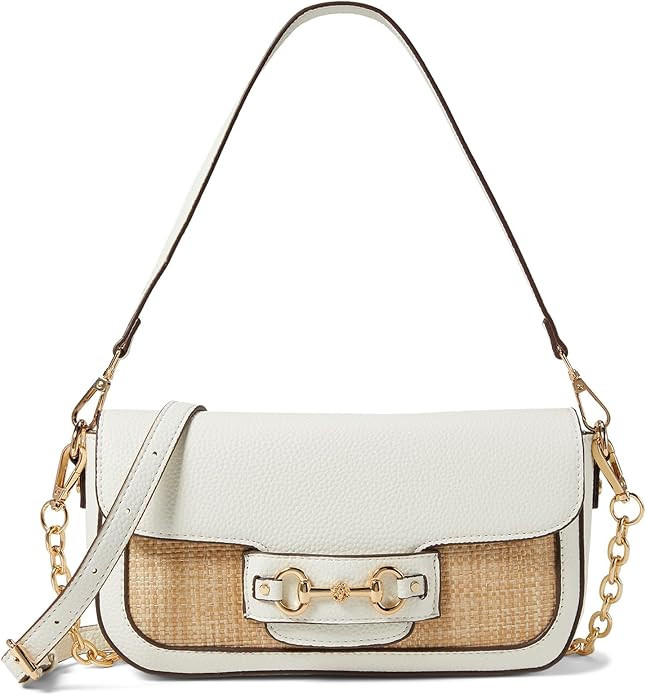 Anne Klein E/W Straw Flap Shoulderbag | Amazon (US)