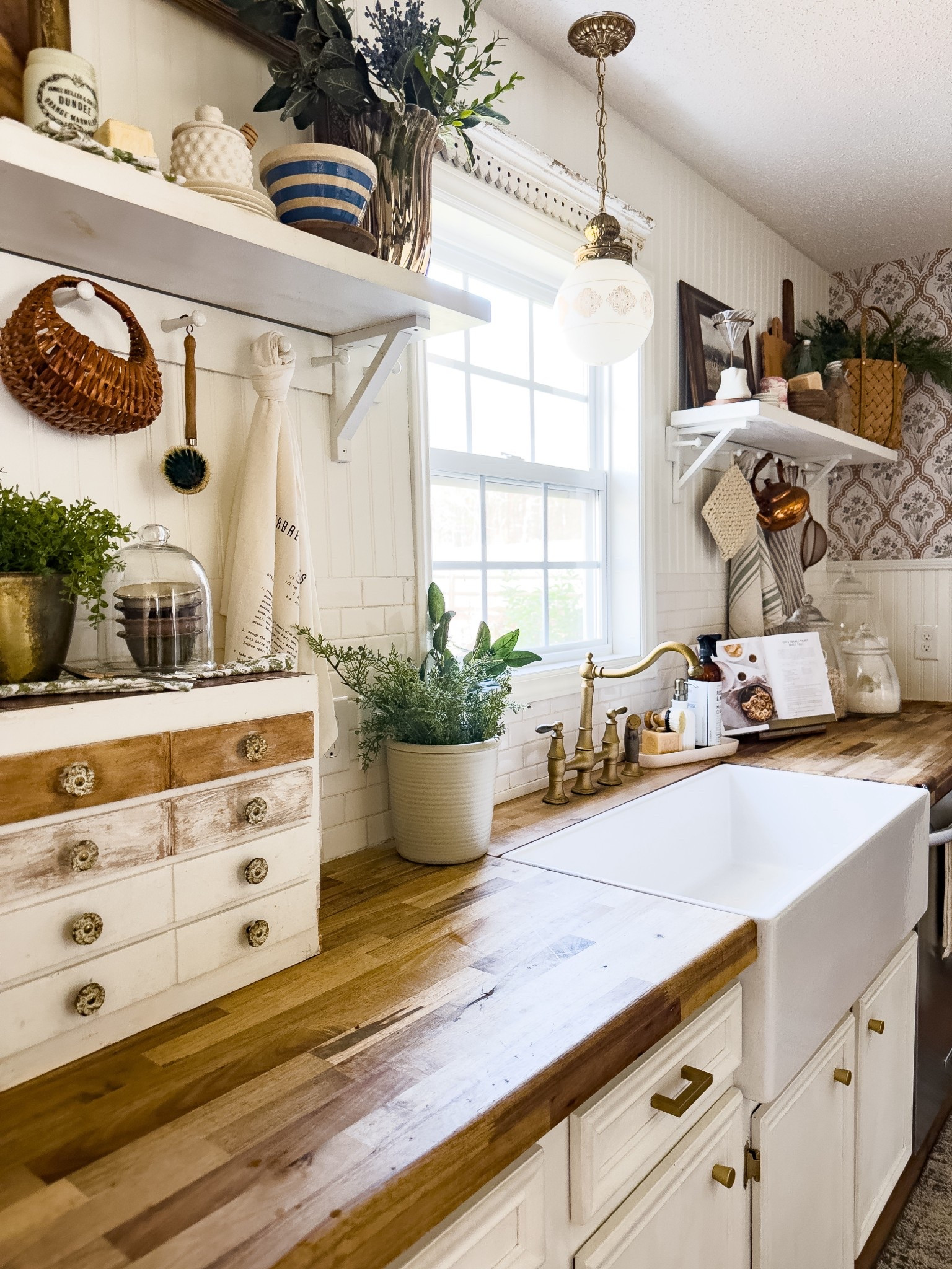 Cozy winter farmhouse cottage kitchen 

#LTKSeasonal #LTKHome #LTKmomlife