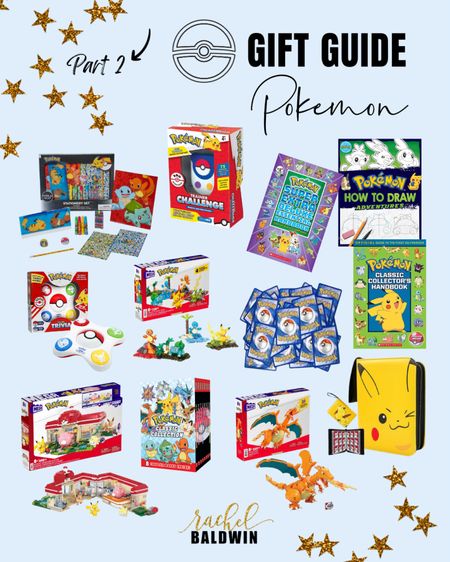 It’s officially the holiday season!! 🎄🥰 And that means it’s time for GIFT GUIDES🎁

Here’s a roundup of gifts for the Pokemon obsessed kiddos in your life (part 2 of 2!), including games, action figures, and handbooks 📕 

#LTKHoliday #LTKkids #LTKGiftGuide