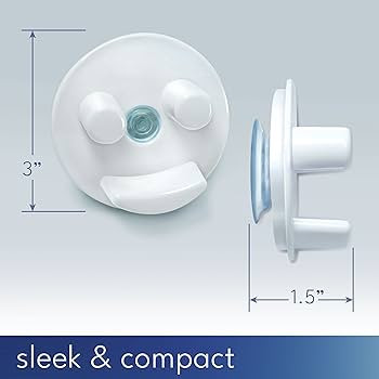 Storage Theory Suction Cup Sponge Holder - White Bathroom and Kitchen Sink Organizer for Smiley F... | Amazon (US)