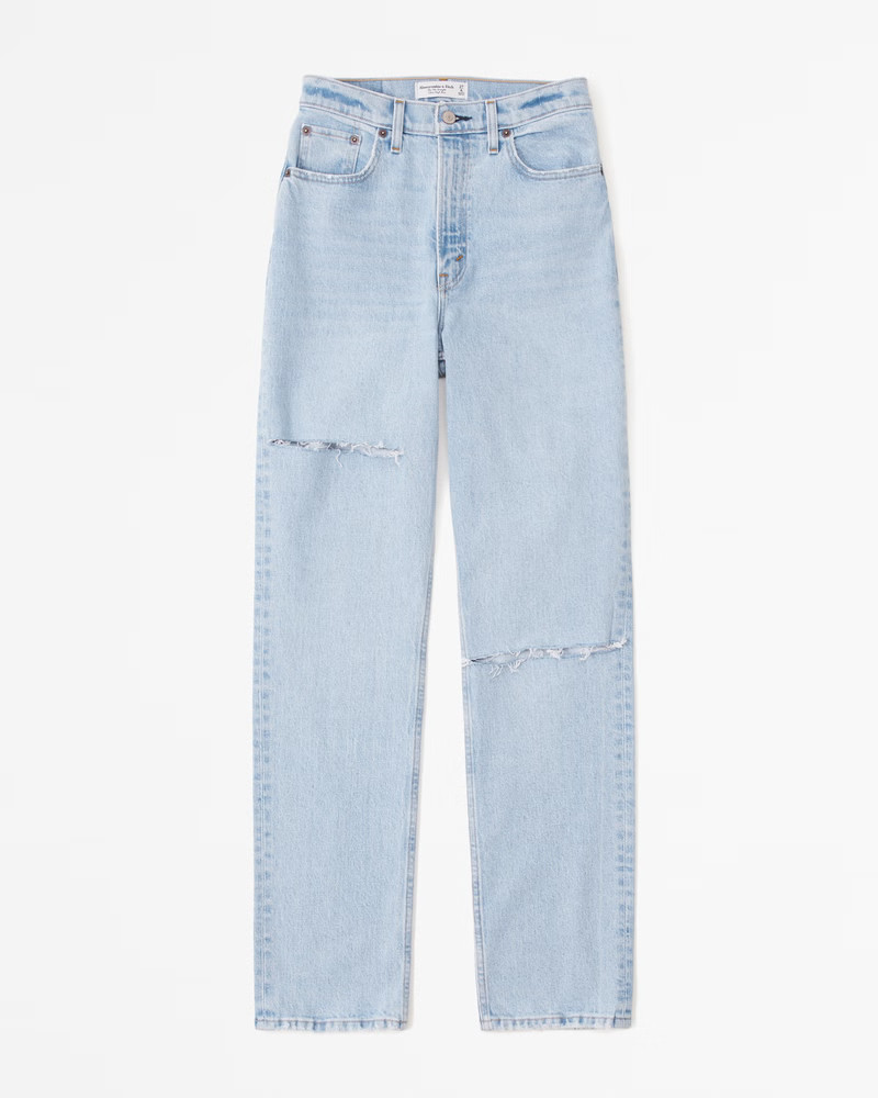 Ultra High Rise 90s Straight Jean | Abercrombie & Fitch (US)