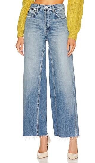 Riverview Wide Straight in Blue | Revolve Clothing (Global)