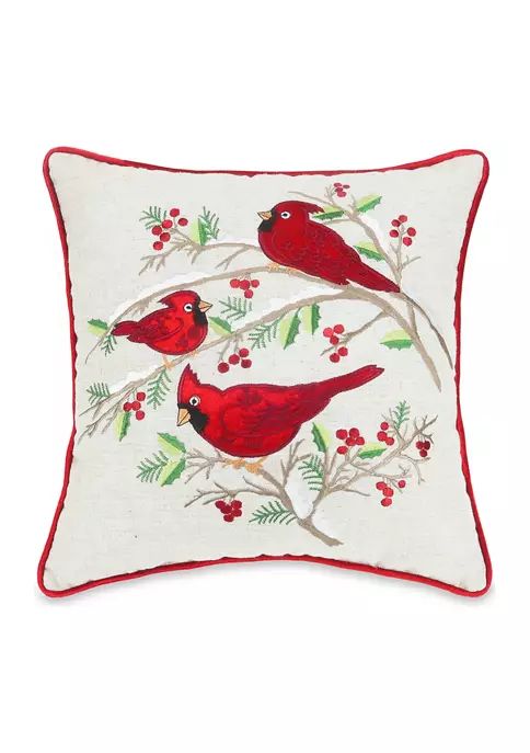 Cardinal Christmas Decorative Pillow | Belk