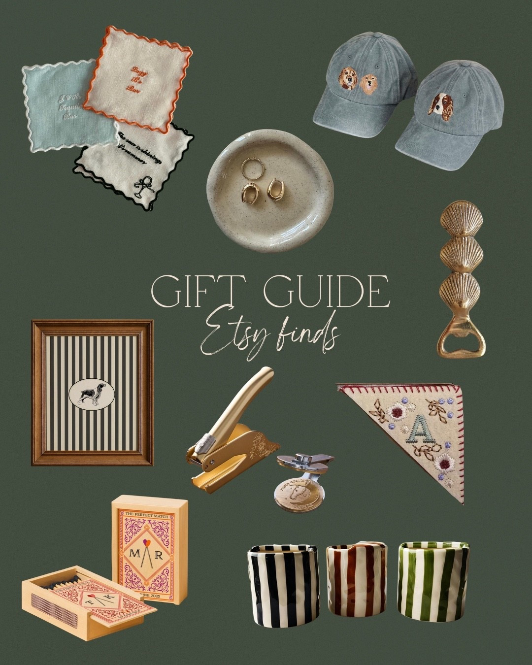 Gift guide - Etsy finds! #Etsy #GiftGuide #ShopSmall

#LTKHome #LTKGiftGuide #LTKHoliday