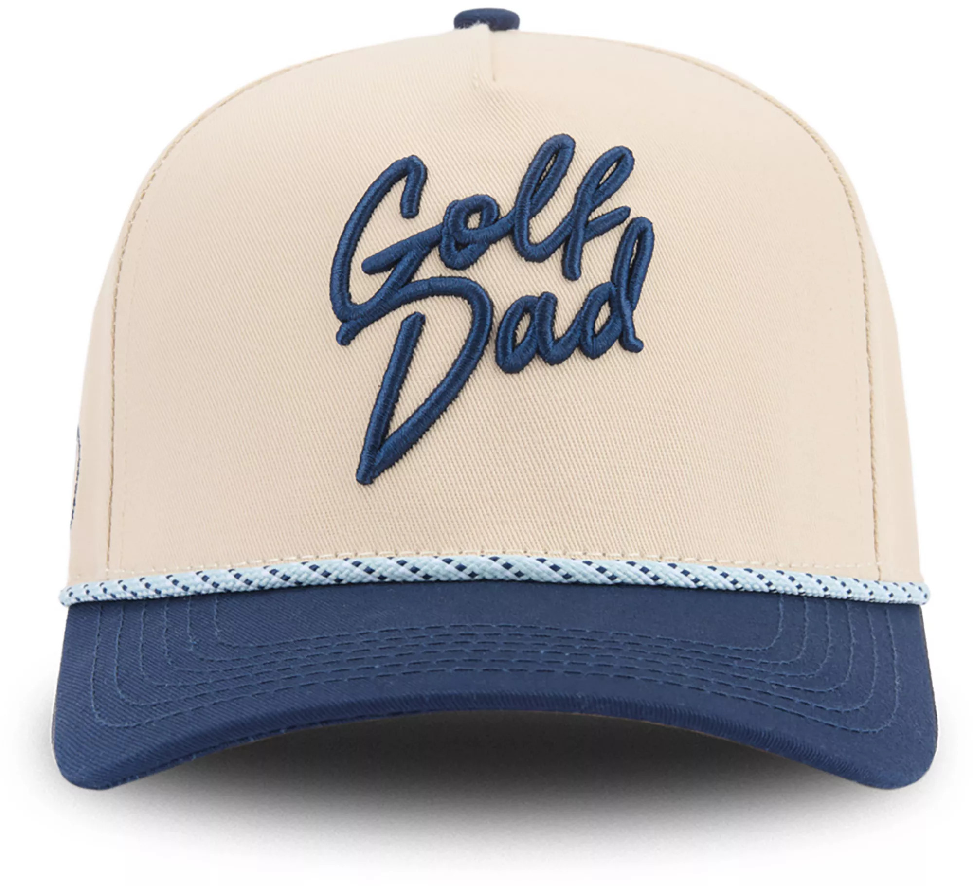 Barstool Sports Men's Golf Dad Rope Snapback Golf Hat, Tan/Navy | DICK'S Sporting Goods
