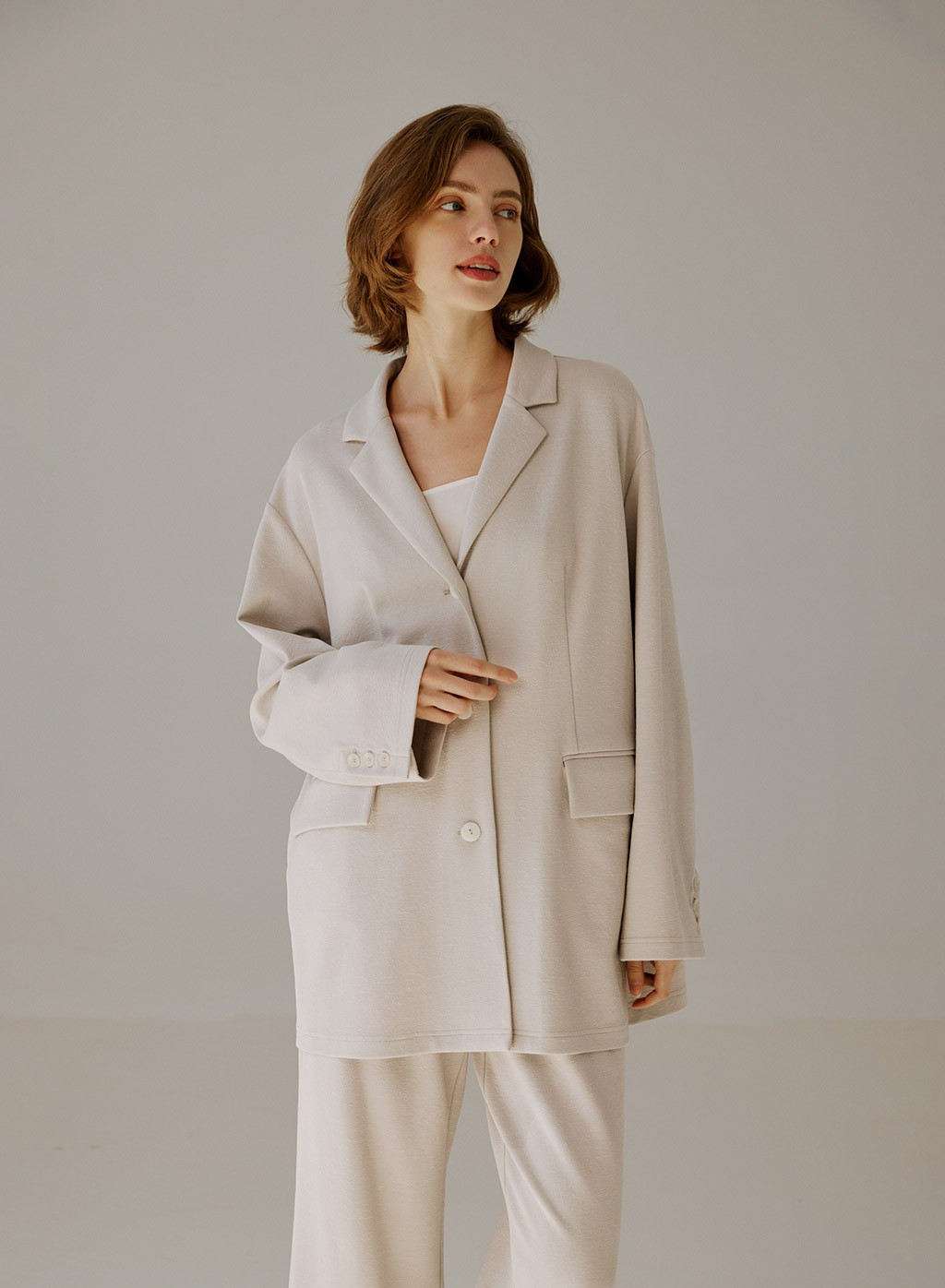 Loose Single-Breasted Blazer | NAP Loungewear