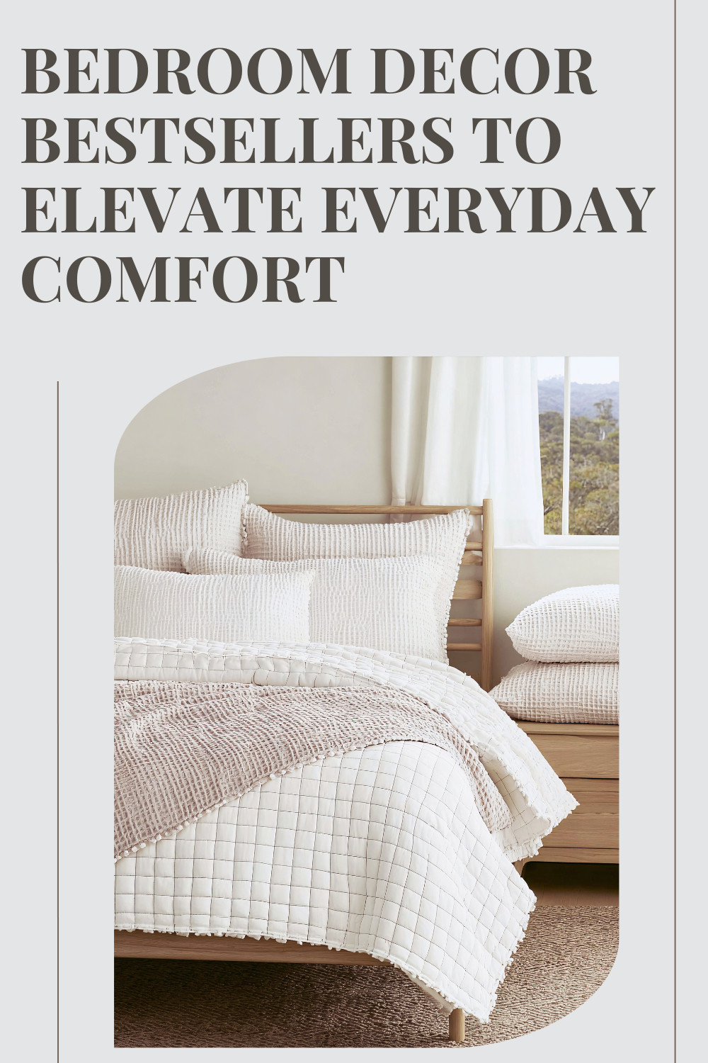 Bedroom Decor Bestsellers to Elevate Everyday Comfort

These bedroom decor bestsellers are perfect for elevating everyday comfort while keeping your space calm, cozy, and effortlessly elegant. Soft neutral bedding, textured quilts, plush pillows, and warm natural materials create a relaxed bedroom atmosphere that feels inviting and timeless. Ideal for modern bedrooms, minimalist interiors, and anyone looking to refresh their bedroom with neutral tones, cozy layers, and refined details that turn daily routines into a peaceful retreat.
bedroom decor, bedroom decor bestsellers, cozy bedroom decor, neutral bedroom decor, beige bedroom aesthetic, minimalist bedroom decor, modern bedroom styling, soft bedding ideas, cozy bed styling, everyday bedroom comfort, calm bedroom aesthetic, warm neutral home decor, bedroom inspiration 

 

#LTKGiftGuide #LTKHome #LTKFindsUnder100