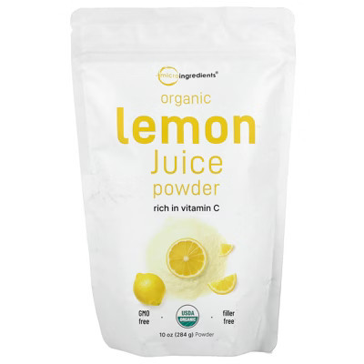 Micro Ingredients Organic Lemon Juice Powder, 10 oz (284 g) | Target