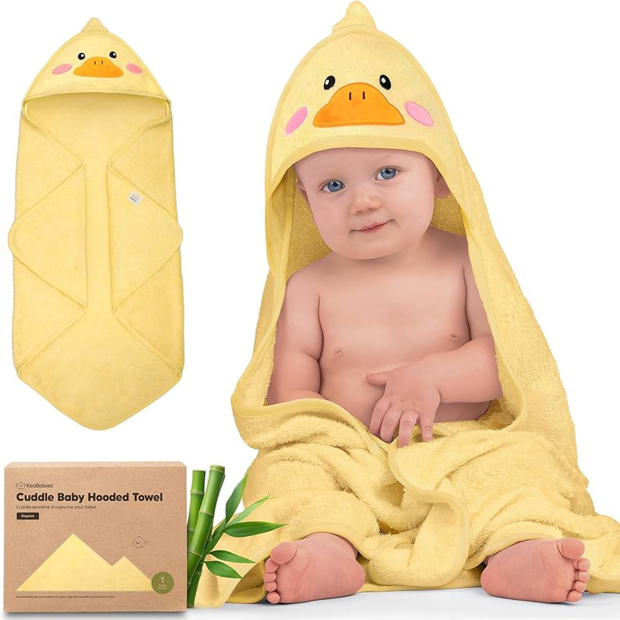 KeaBabies Toalla de baño con capucha para recién nacidos - De viscosa derivada del bambú, toal... | Amazon (US)