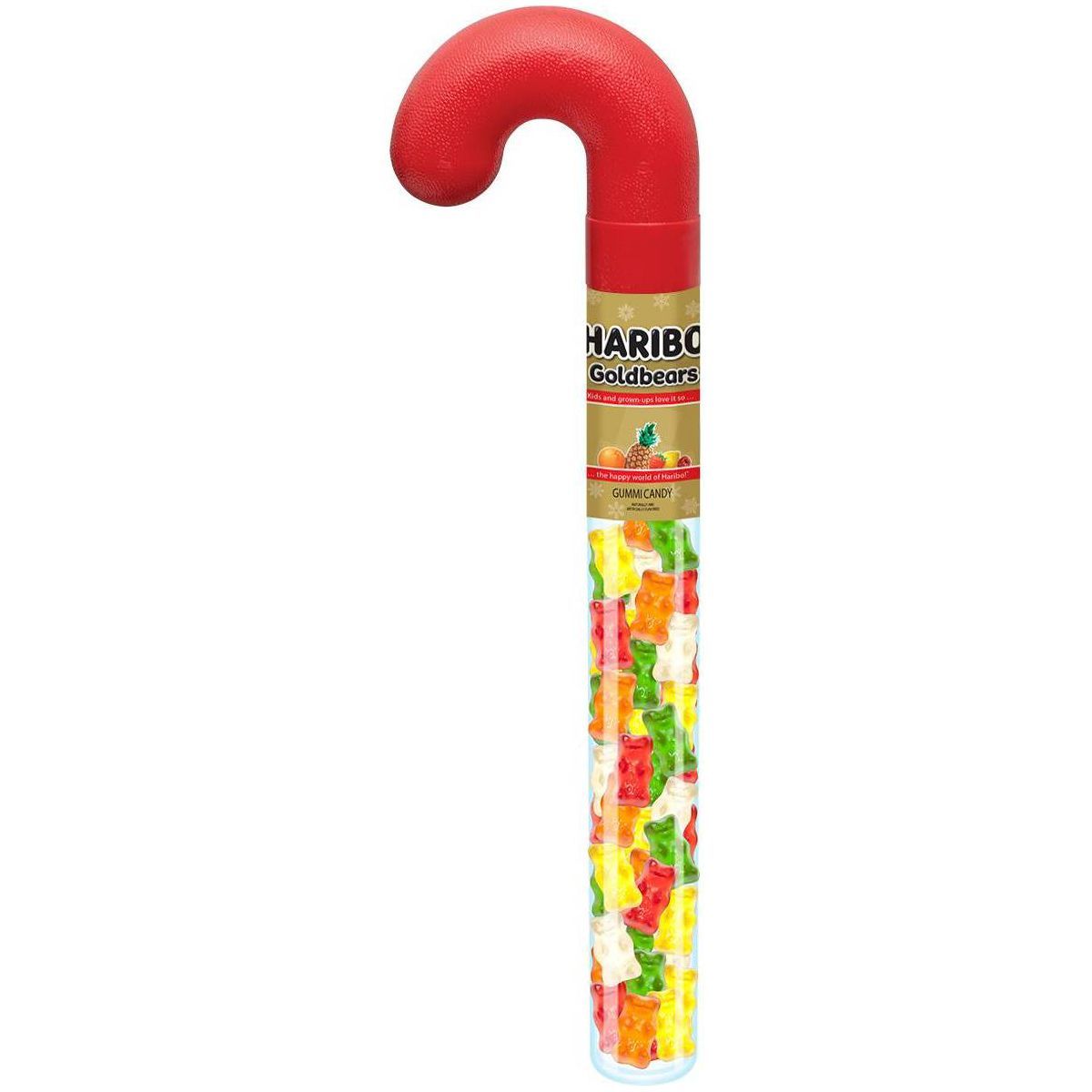 Haribo Holiday Gold Bears Filled Cane - 2.53oz | Target