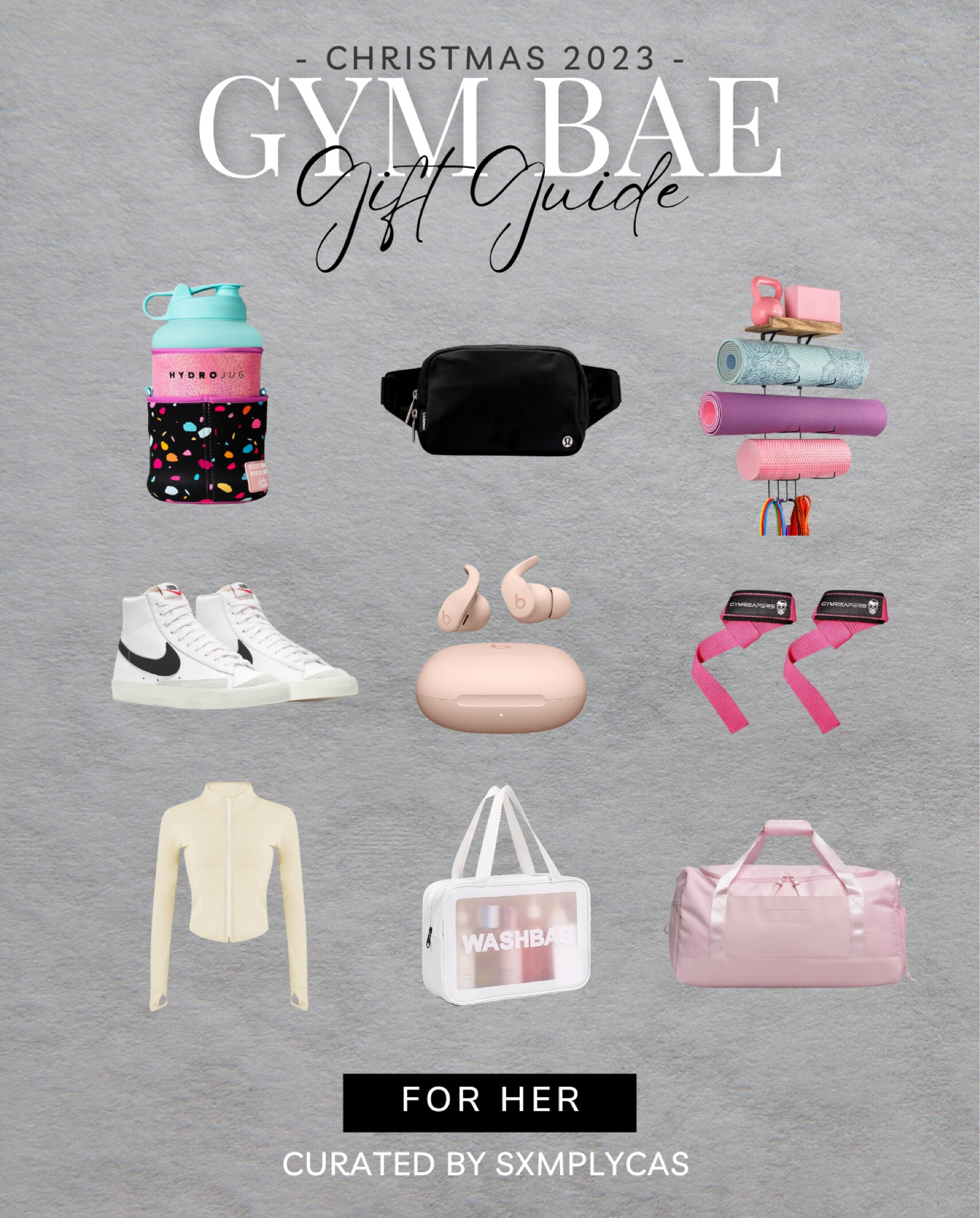 Sleigh the fitness game this Christmas with our curated gift guide. Discover 9 workout essentials, including Nike Blazers and a slim fit yoga jacket from Amazon. Your fitness-loving girl will feel the love. Start shopping now! #HolidayShopping #GiftIdeas

#LTKfitness #LTKworkwear #LTKGiftGuide