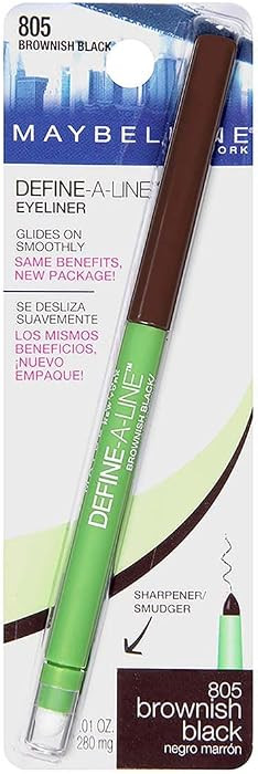 Maybelline New York Define-A-Line Eyeliner, Brownish Black, 0.01 fl. oz. | Amazon (US)