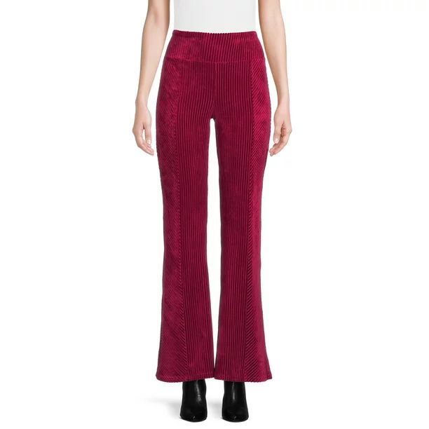 No Boundaries Juniors’ Corduroy Flare Pants - Walmart.com | Walmart (US)