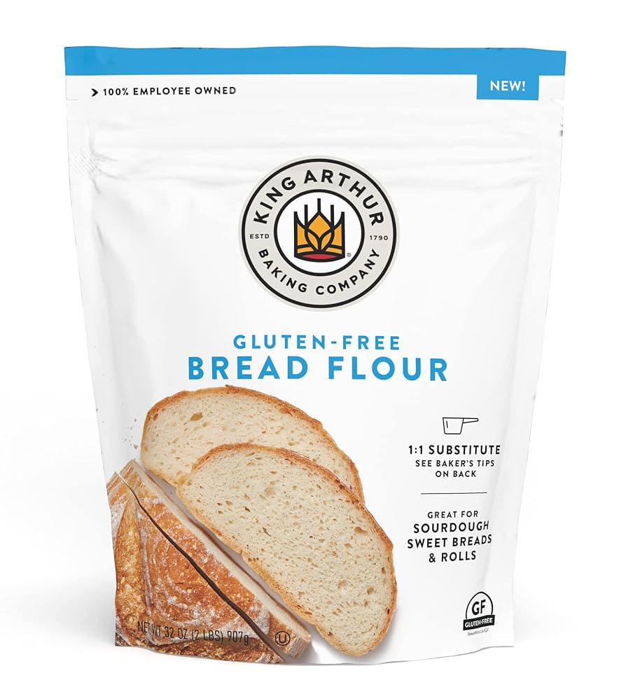 King Arthur Gluten Free Bread Flour: 1:1 Replacement for Yeasted Recipes - 2 lbs of Premium GF Fl... | Amazon (US)