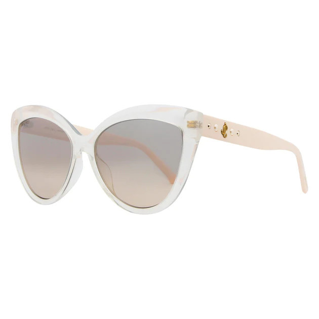 Jimmy Choo Butterfly Sunglasses Sinnie SZJG4 Ivory/Clear 57mm | Shop Premium Outlets