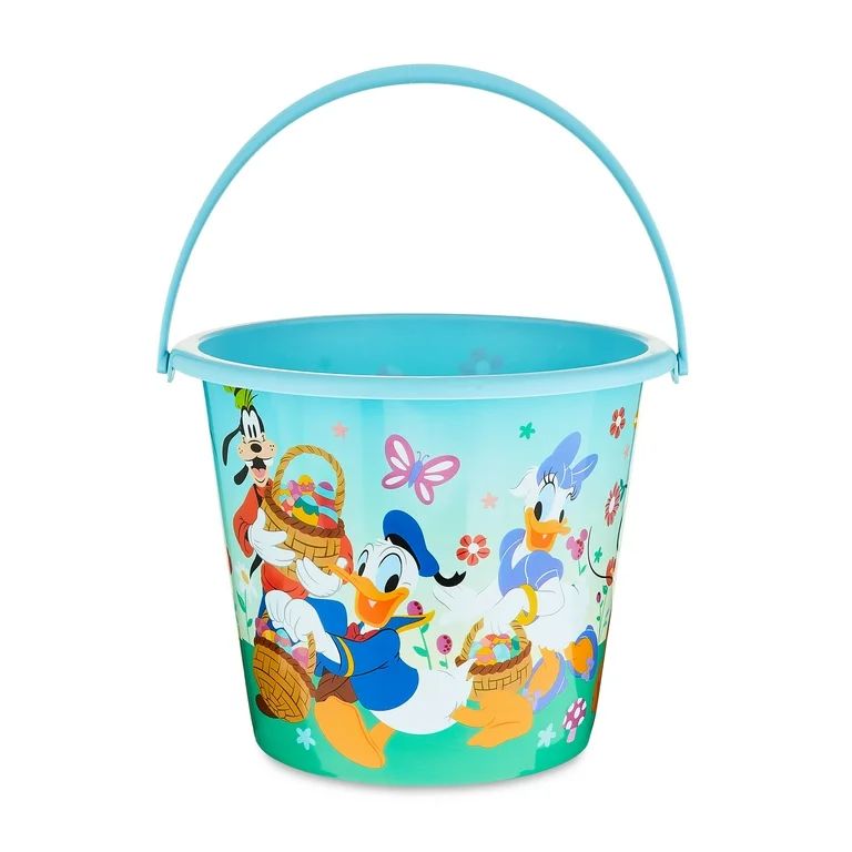Mickey and Minnie Mouse Jumbo Plastic Easter Basket 14 inches Tall, Blue | Walmart (US)