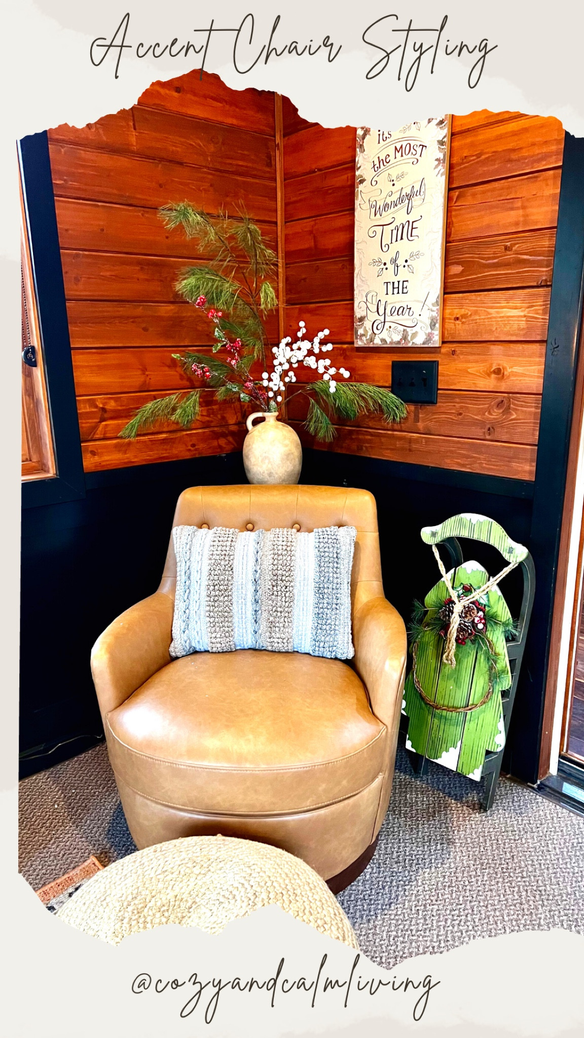 The most beautiful 360 swivel Tuffed accent chair!  Faux leather is a lovely color! Use code TERI15

#LTKhome #LTKGiftGuide #LTKHoliday