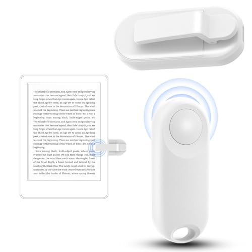 DATAFY Page Turner for Kindle Remote Control Page Turner Clicker for Kindle Paperwhite Oasis Kobo eReaders Reading Novels Kindle Accessories Video Projector Accessories Remote Controls (White) | Amazon (US)