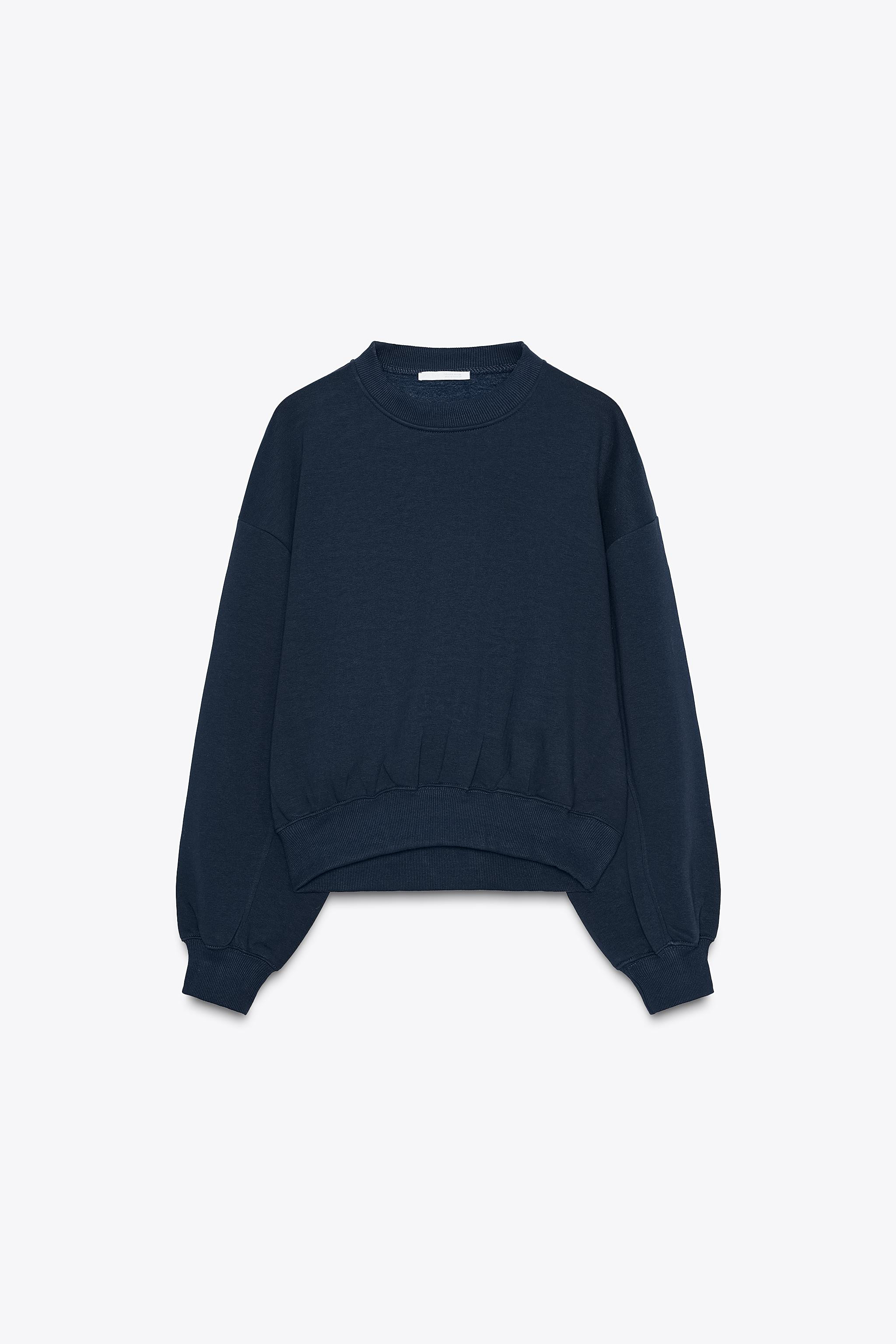 BASIC PLUSH SWEATSHIRT | Zara US