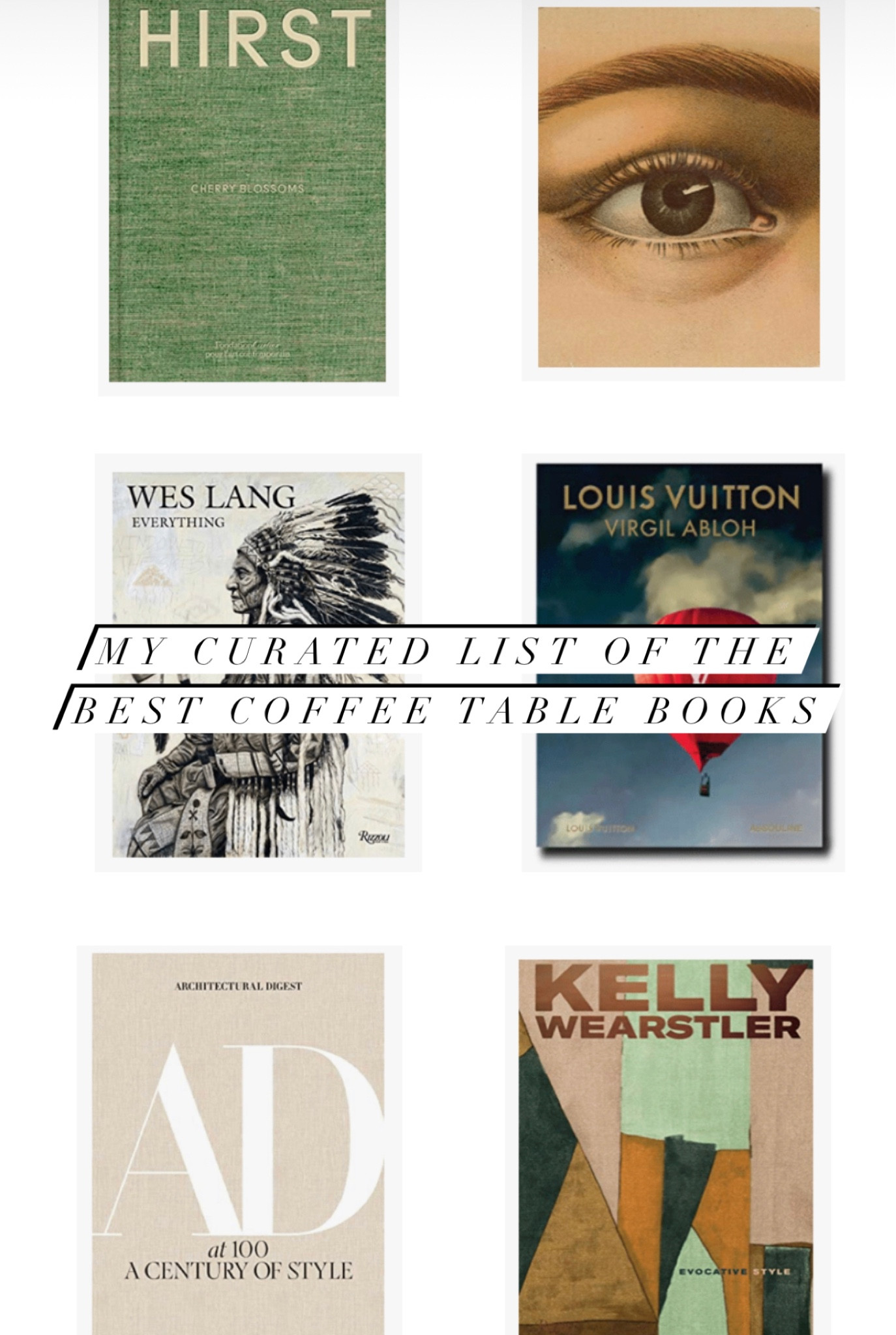 The coffee table books 


Living room, coffee table books, family room, home styling, coffee table styling, home decor 

#LTKhome #LTKunder100 #LTKstyletip