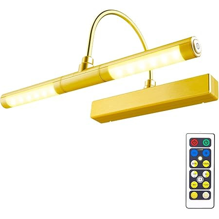 HONGUT Wireless Painting Lights with Remote, Rechargeable Picture Light，28 LEDs Rotatable Light... | Amazon (US)