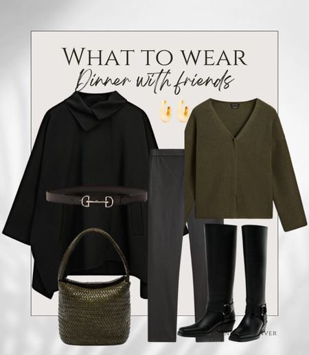 Ways to wear a khaki green cardigan evening style, cos, high street, date night, black coated jeans, leggings, v neck sweater, black Wool Cape, knee high boots, gold earrings.

"Helping You Feel Chic, Comfortable and Confident." -Lindsey Denver 🏔️ 


Winter outfits for work, winter dresses outfits, casual winter dresses, classy winter outfits, winter legging outfits, cute winter outfits for school, winter outfits plus size, winter outfits for teenage girl, winter outfits for school, cute winter outfits for going out, chic winter outfits, winter jeans outfits, snow outfit ideas, winter chic outfits, how to dress in winter female, winter outfits casual, winter fashion inspo, winter outfits 2023, winter outfits for girls, stylish winter outfits for ladies, winter outfits women, winter outfits men, winter outfits pinterest


#LTKmidsize #LTKsalealert #LTKover40