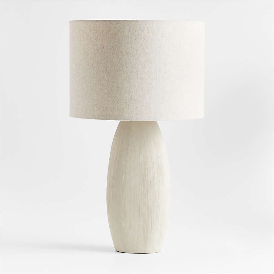 Alura Ceramic Table Lamp | Crate & Barrel | Crate & Barrel