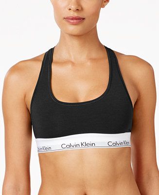 Calvin Klein Bralette F3785 & Reviews - All Bras - Women - Macy's | Macys (US)