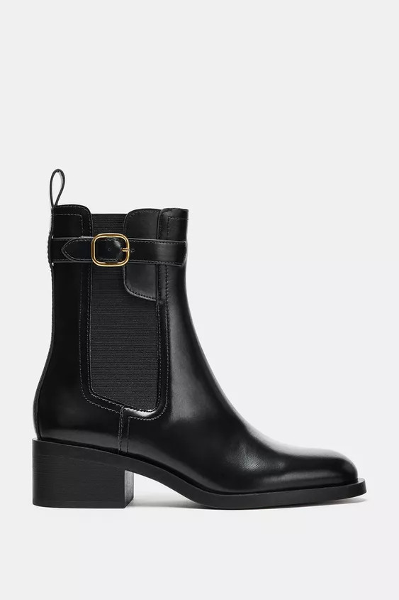 BUCKLE DETAIL ANKLE BOOTS | Zara US