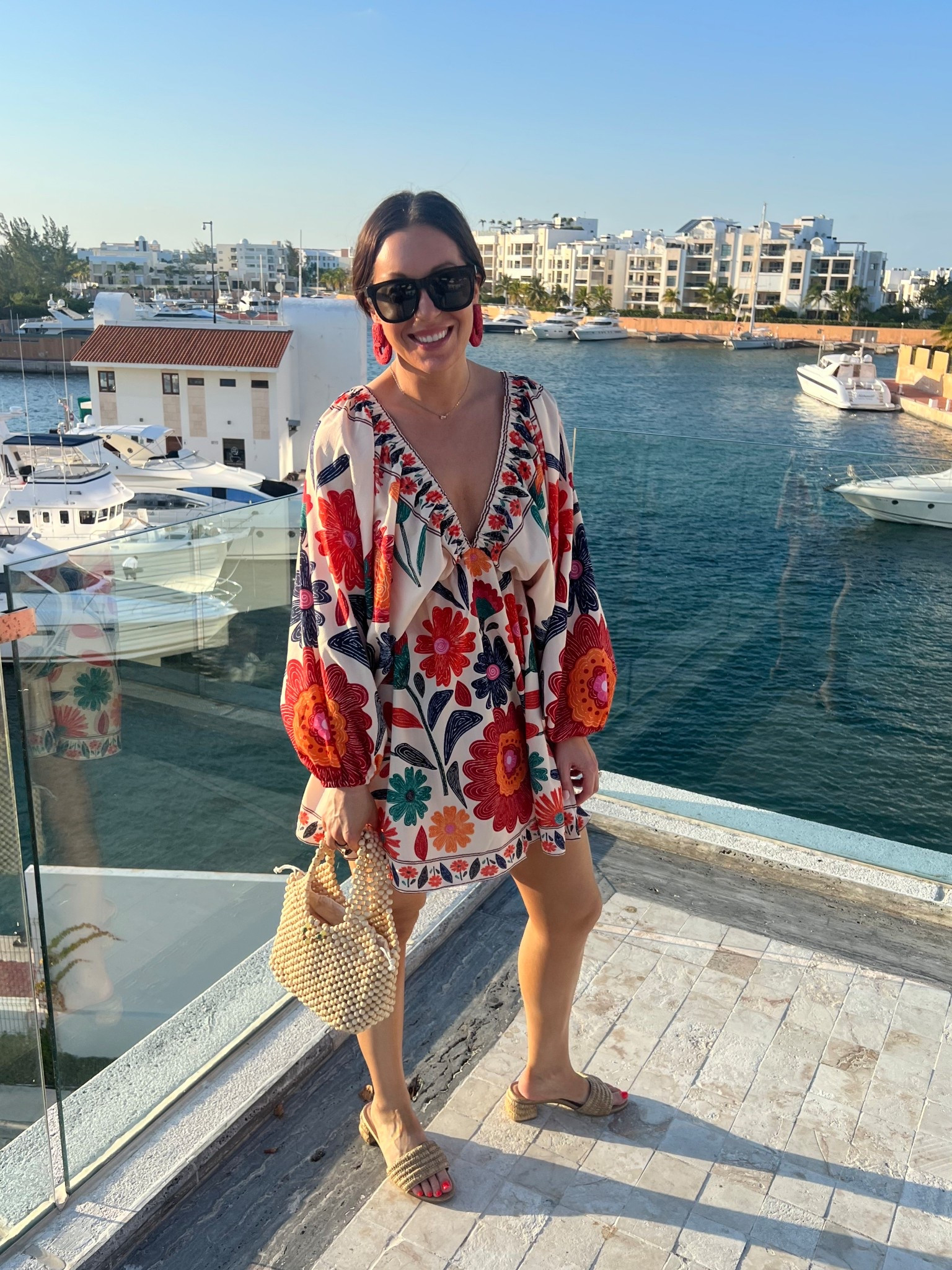 Favorite fit of my Mexico trip! Farm Rio look, but it’s Amazon. Paired with Target sandals and an Anthro bag. Easy peasy. Wearing a size S. 

#LTKTravel #LTKOver40 #LTKootd