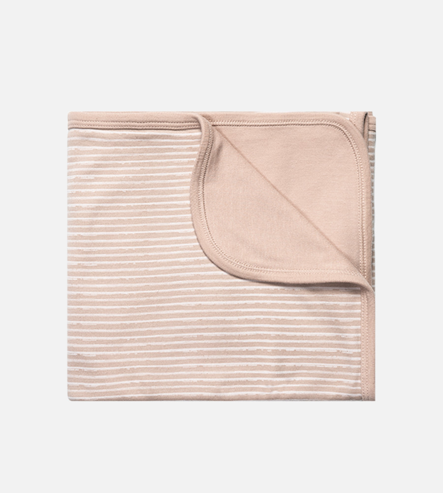 Bamboo Receiving Blanket - Stripes Stone | Cariloha