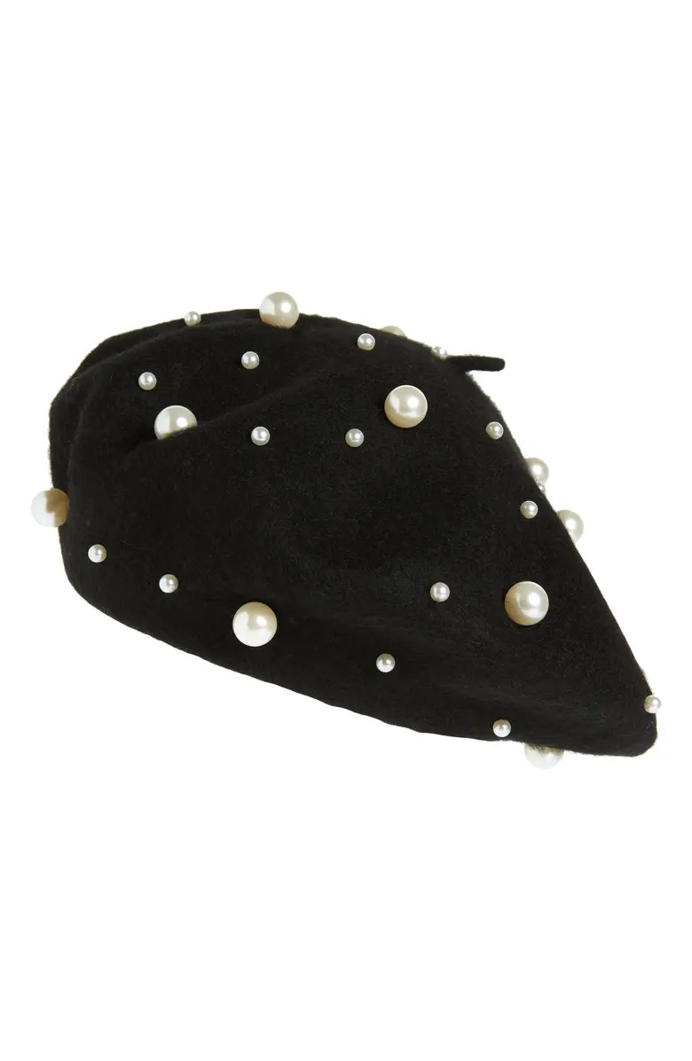 Imitation Pearl Beret | Nordstrom