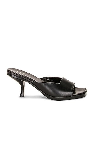 The Row Lauren Mules in Black | FWRD | FWRD 