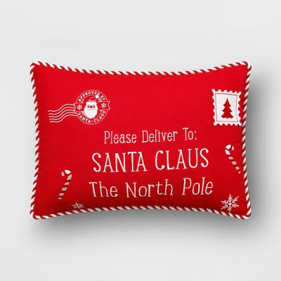 Christmas Letters to Santa Pillow - Wondershop™ | Target