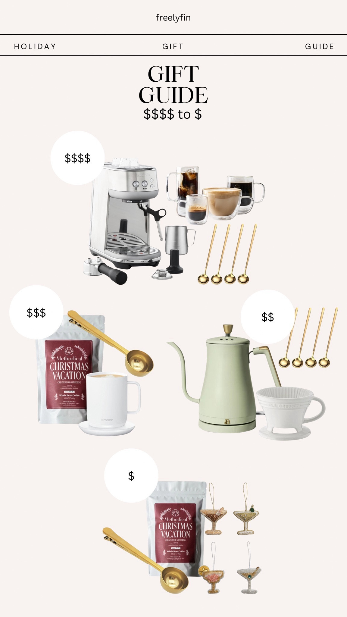 Gifts for the coffee lover  from $$$$ to $ ☕️

#LTKHoliday #LTKSeasonal #LTKGiftGuide