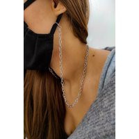 Face Mask Chain, Lanyard, Mask Holder, Chain Necklace, Strap, Gold Silver Lanyard | Etsy (US)