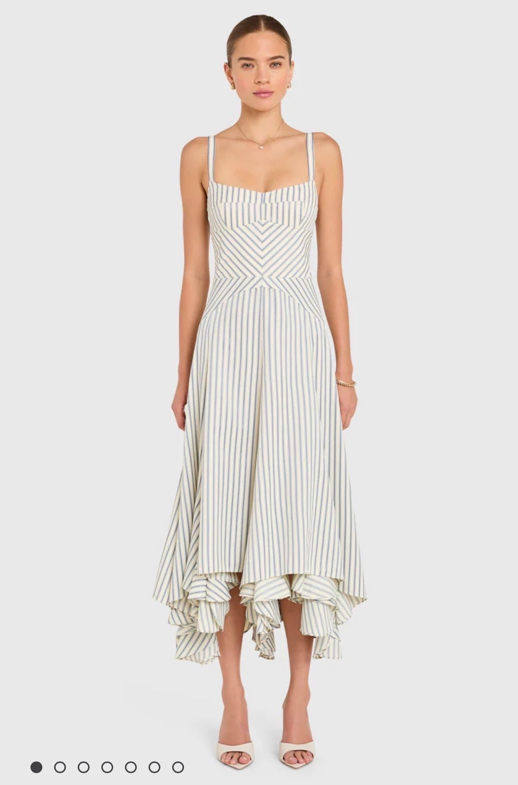 The most beautiful tailored striped midi dress! Perfect for summer, vacation, or a special event.

#LTKootd #LTKSeasonal #LTKWedding