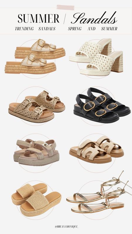 Cute Summer Sandals! Trending Sandals | Rafia | Wrap Up | Platform | Dolce vita | Steve Madden | Sam Edelmann

#LTKSeasonal #LTKStyleTip #LTKShoeCrush