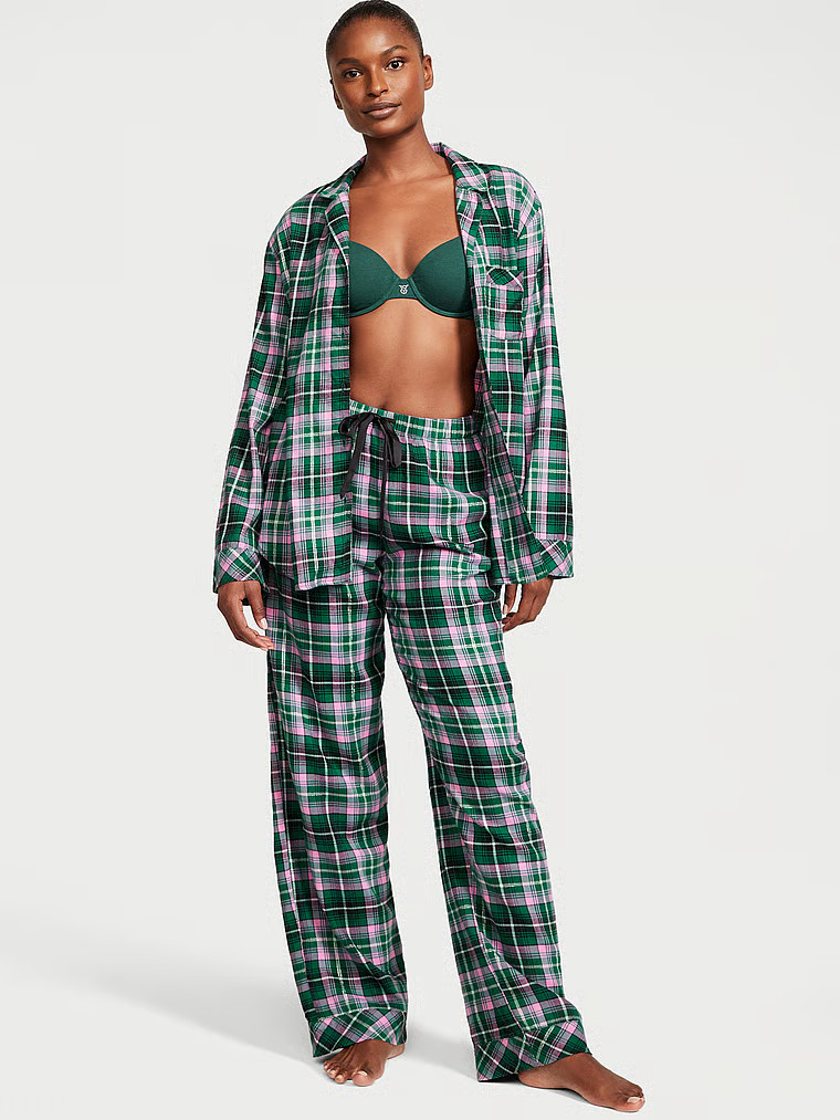 Flannel Long Pajama Set | Victoria's Secret (US / CA )