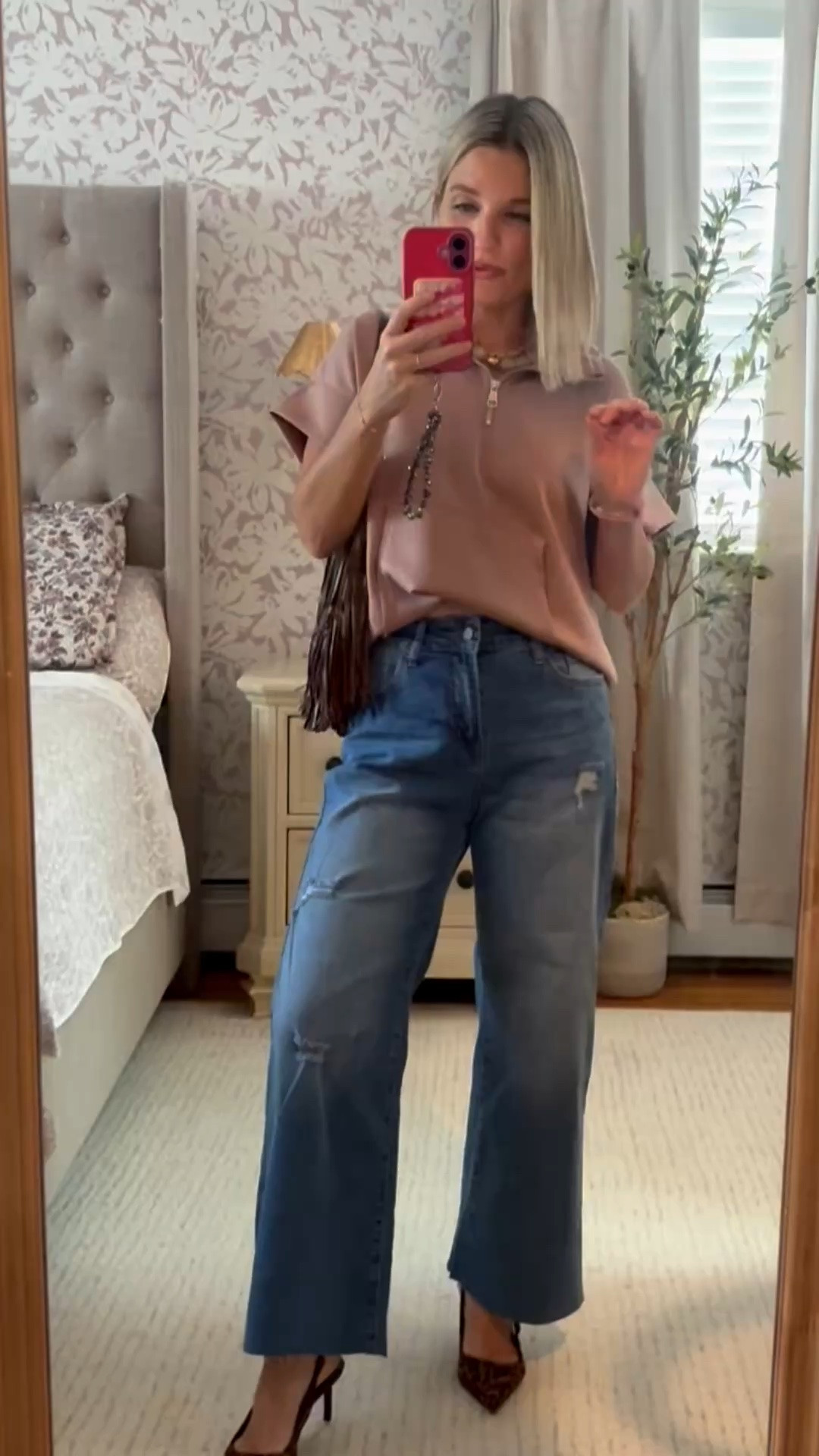 Amazon jeans! I am 5’1.

#LTKootd #LTKSaleAlert #LTKPetite