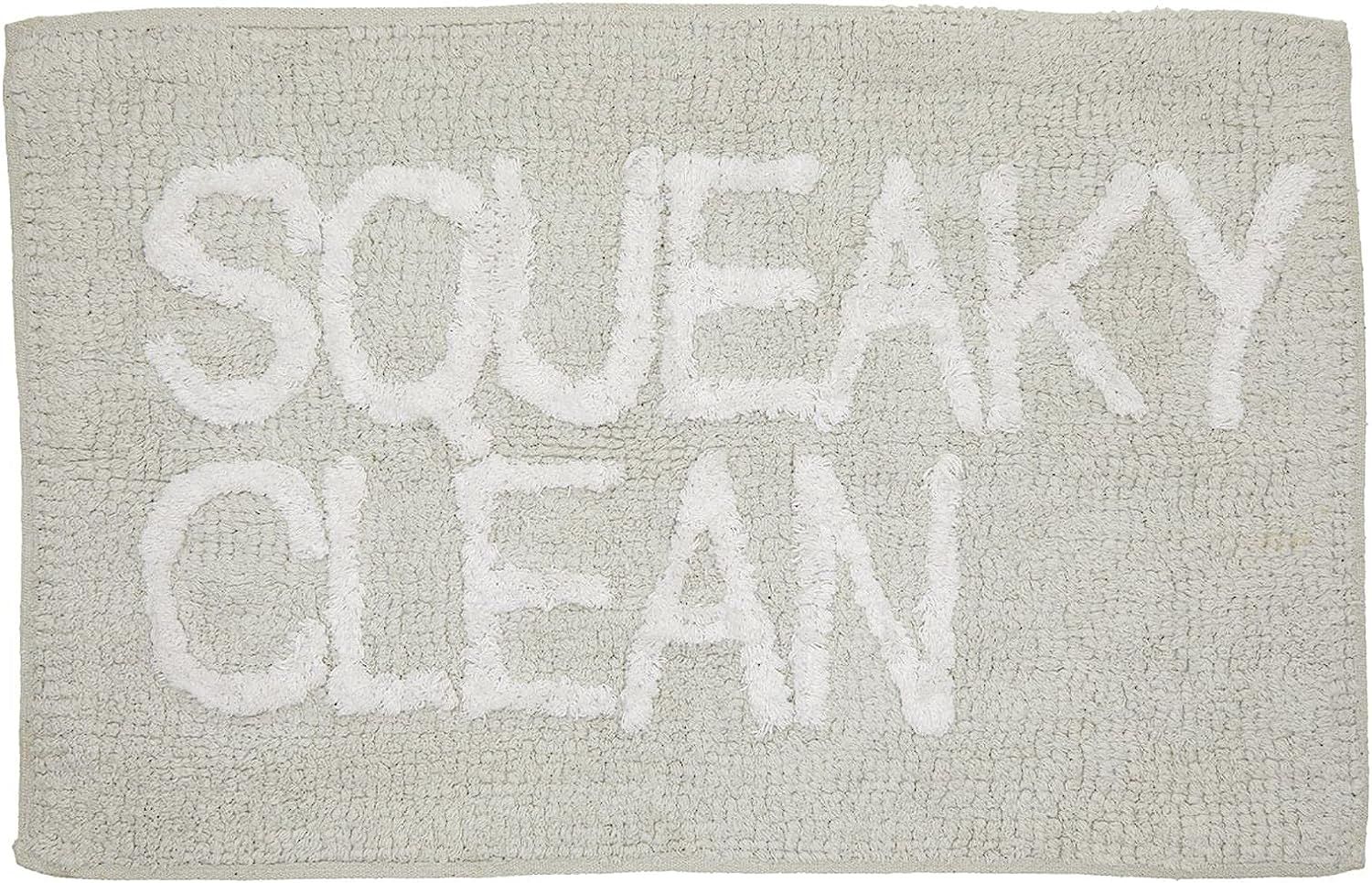 Non-Slip Bath Mat, Squeaky Clean Bathroom Rug (Nude, 32 x 20 Inches) | Amazon (US)