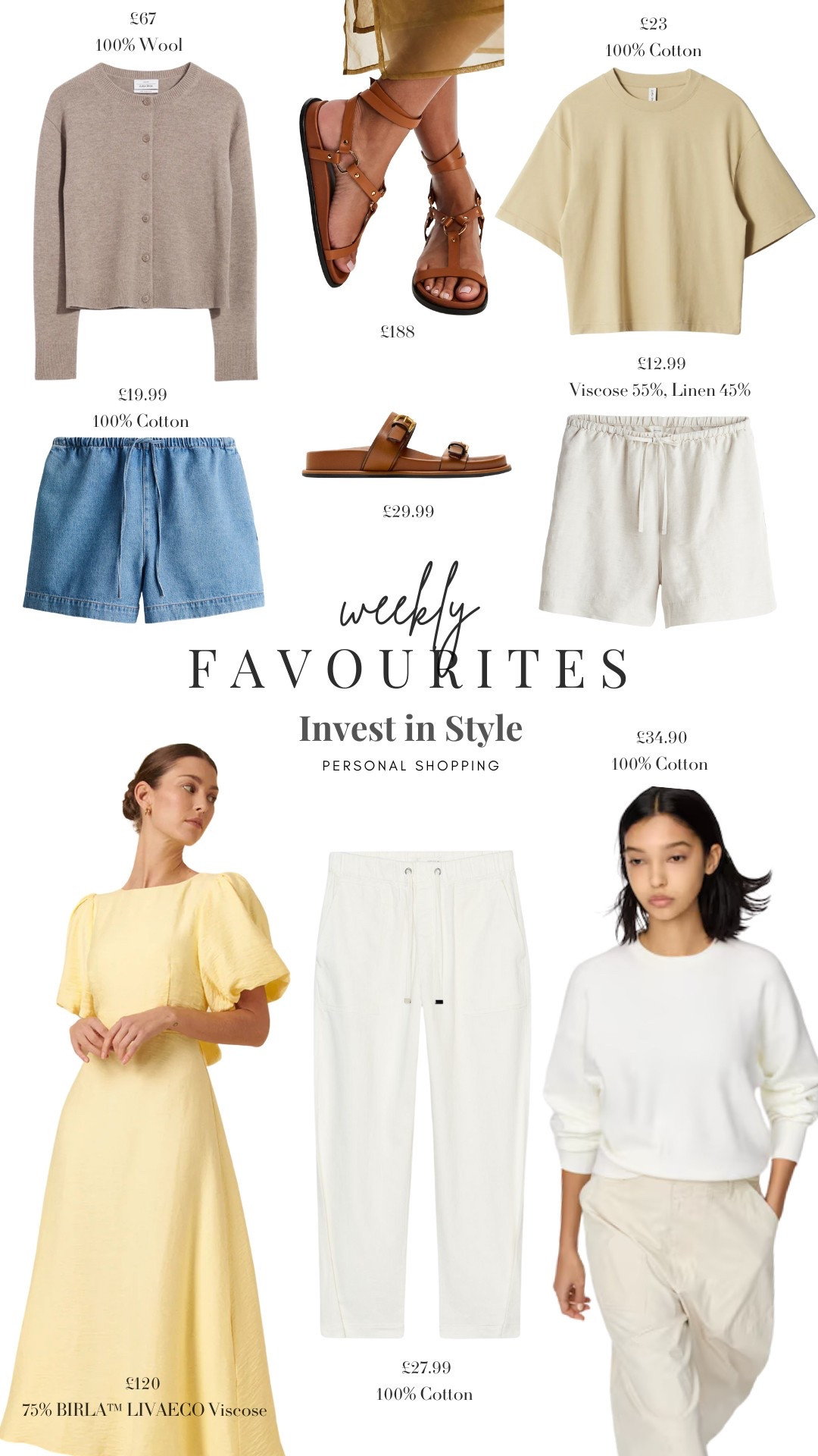 Top Picks that you have been loving this week! 🌷🌼

Weekly Favourites, Jeans, Shirt, LTK2025, Drawstring, Drawstring Denim Shorts, Holiday Inspiration, Spring Knitwear, Sandals, Butter Yellow Dress, Drawstring Trousers, T-shirt

#LTKuk #LTKsummer #LTKspring