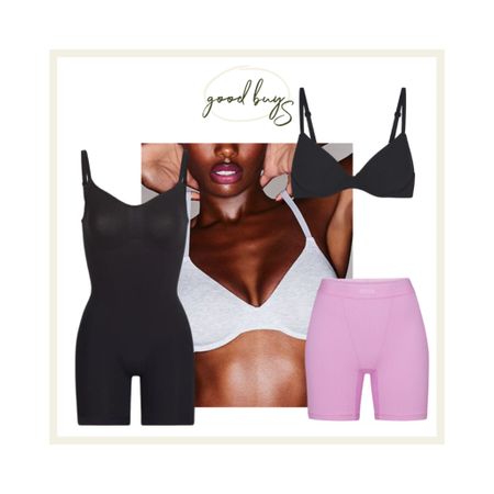 I have a large chest (natural, size 34F), and it can be challenging to find bras that are both comfortable and supportive. I was already a fan of SKIMS shape/loungewear (linked), and after trying this bra, I am now a fan of it too! I love it for everyday wear. I am also linking my holy grail bras (They’re not the sexiest options, but they sure get the job done when I need more lift!) and my favorite seamless underwear. The #amazon thongs are such a great find; quality material with a barely there feel.

#LTKunder100 #LTKcurves #LTKFind