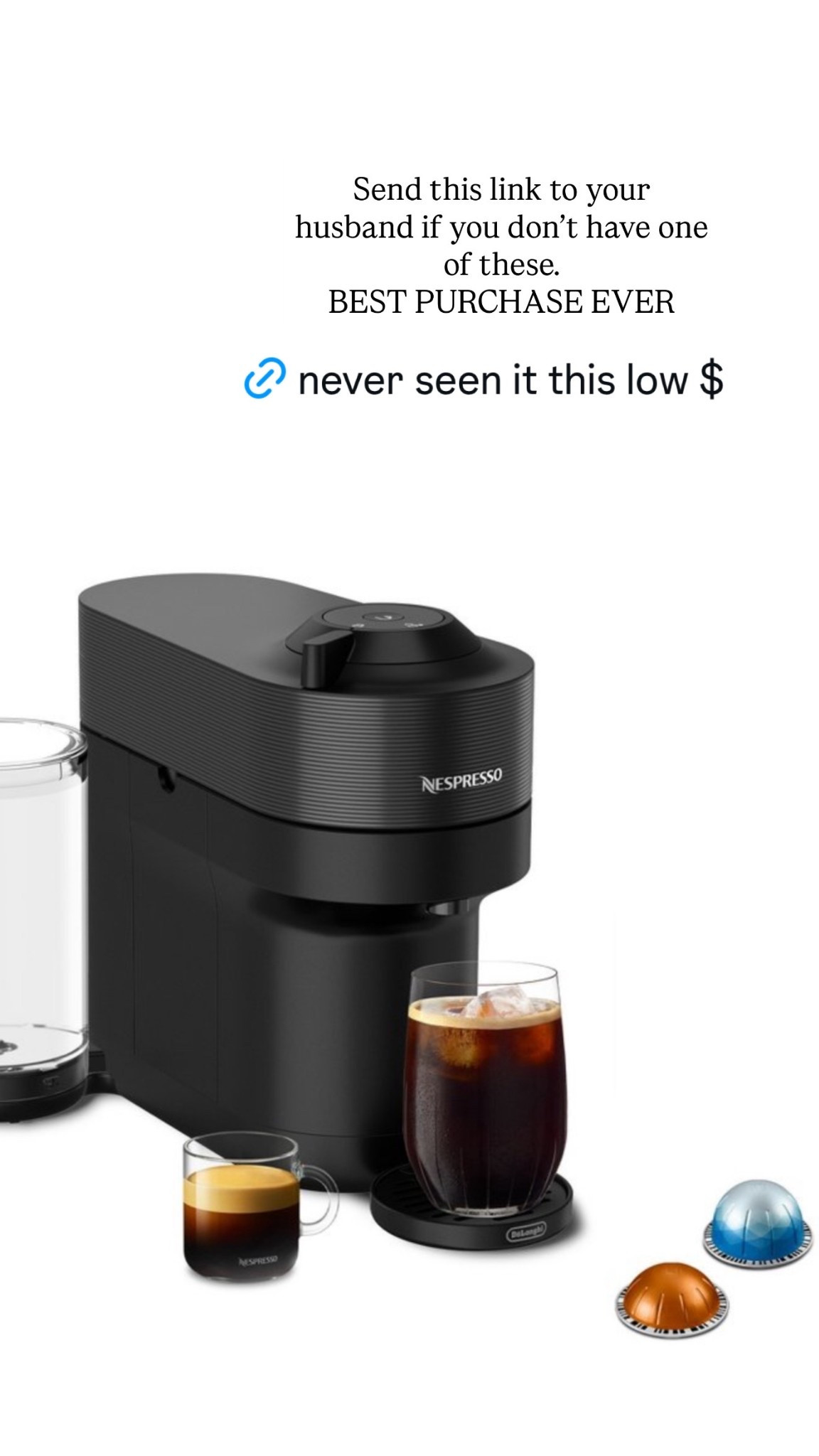 Best deal on Nespresso for Black Friday! 

#LTKHoliday #LTKCyberWeek #LTKGiftGuide