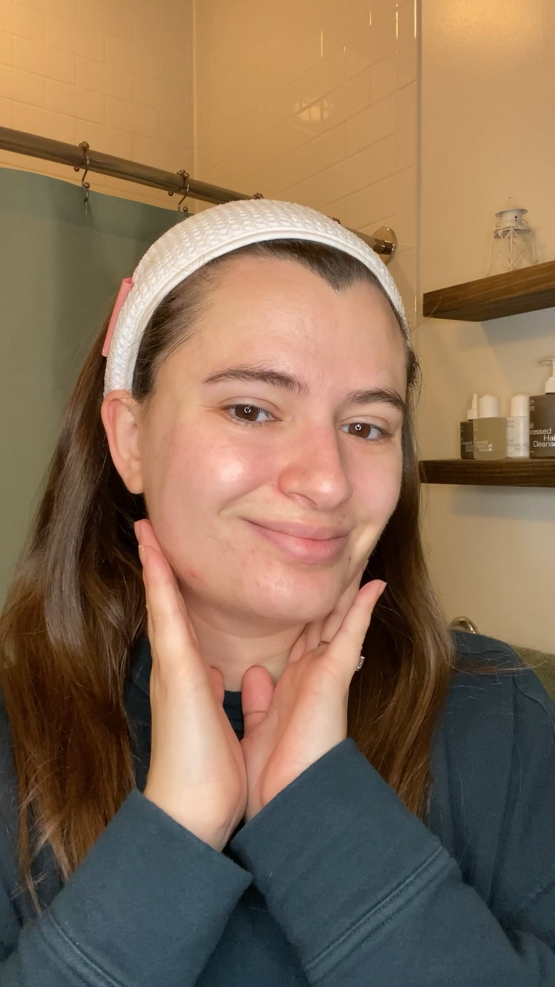 My morning skincare routine: ice roll, vitamin c serum and a moisturizer. 

#LTKunder50 #LTKbeauty